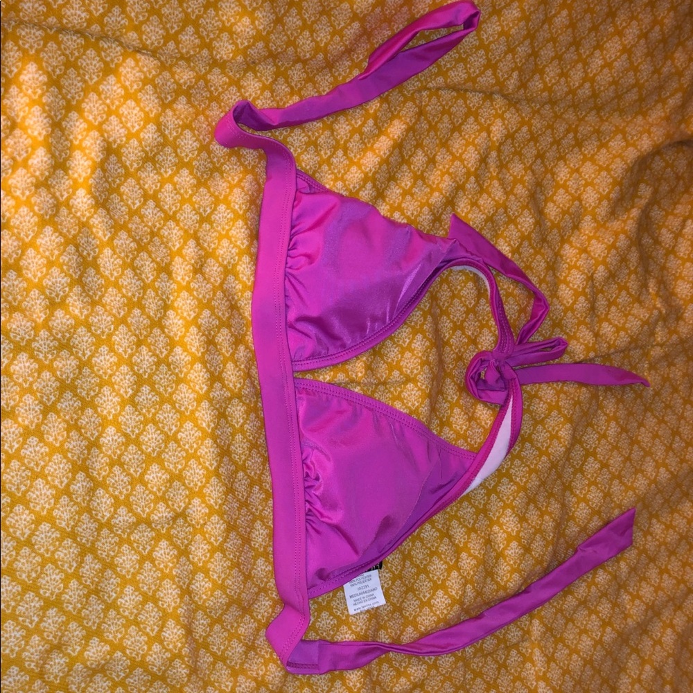 Pink swim top